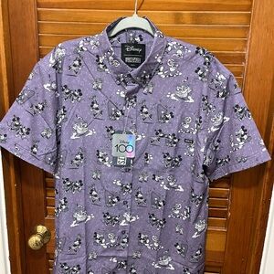 RSVLTS Purple Disney Character Men's Shirt